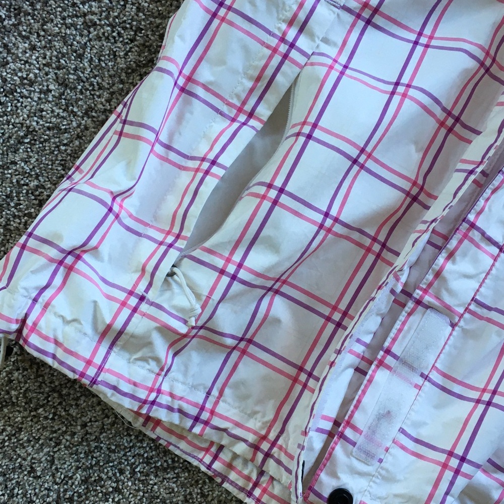 The North Face Pink & Purple Plaid Hooded Jacket - Picture 4 of 8